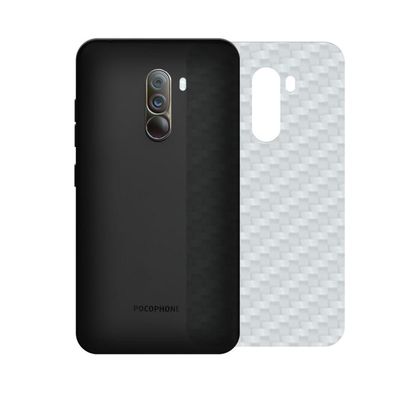 Película Traseira de Fibra de Carbono Transparente para Xiaomi Pocophone F1 - Gorila Shield