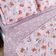 Kit Cobre Leito Colcha Belle Casal Padrão Estampado Dupla Face 400 Fios 3 Peças Floral Rosê