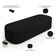 Puff Decorativo Orgânico para Living Quarto 160cm Doha W01 Linho Chumbo - Lyam Decor