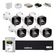 Kit Intelbras 6 Cameras de Segurança Full Color 3220 Fc+ Audio, Dvr 1108c C/1tb