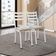 Conjunto com 2 Cadeiras New Revestimento Sintético Cedro e Branco