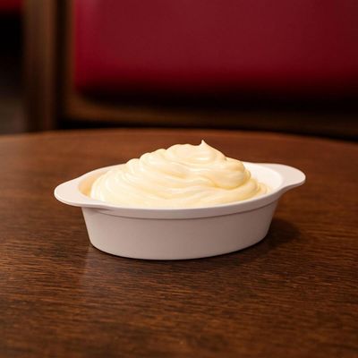 Travessa de Plástico Oval Tigela Saladeira Branca 550ml Coza Uno Servir Cozinha Mesa Posta