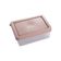 Pote Box Organize Rose em Polipropileno