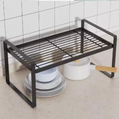 Organizador Armario Bancada Estante Multiuso Prateleira Metal Suporte Guarda Roupa Rack Cozinha Banheiro Escritorio Mesa