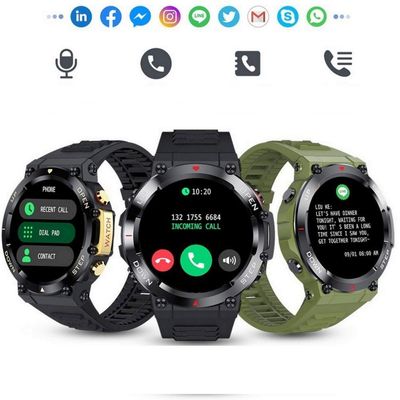 Relógio Inteligente Masculino Rastreador Bluetooth Chamada