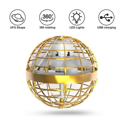 Bola Spinner Voadora Led Divertido Colorido - Amarelo