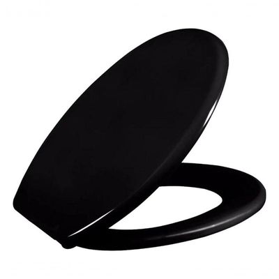 Assento Master Vaso Sanitário Universal Oval Preto