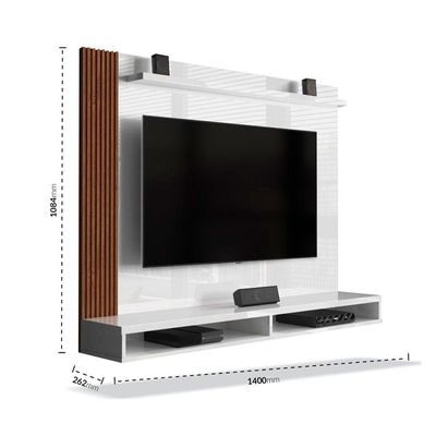 Painel Dijon - Móveisaqui Cor Branco Com