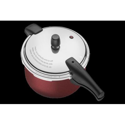 Panela de Pressão 6L 24 cm Vancouver Vermelha Tramontina