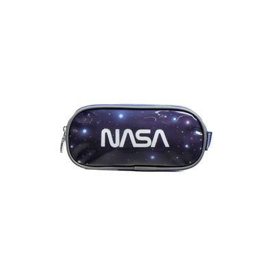 Estojo Escolar Maculino Foguete Nasa Azul Escuro U / Azul escuro