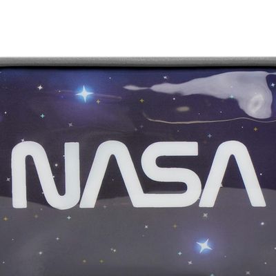 Estojo Escolar Maculino Foguete Nasa Azul Escuro U / Azul escuro