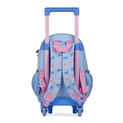 Mochila de Rodinha Feminina Infantil Stitch Baby Azul Clara U / Azul claro