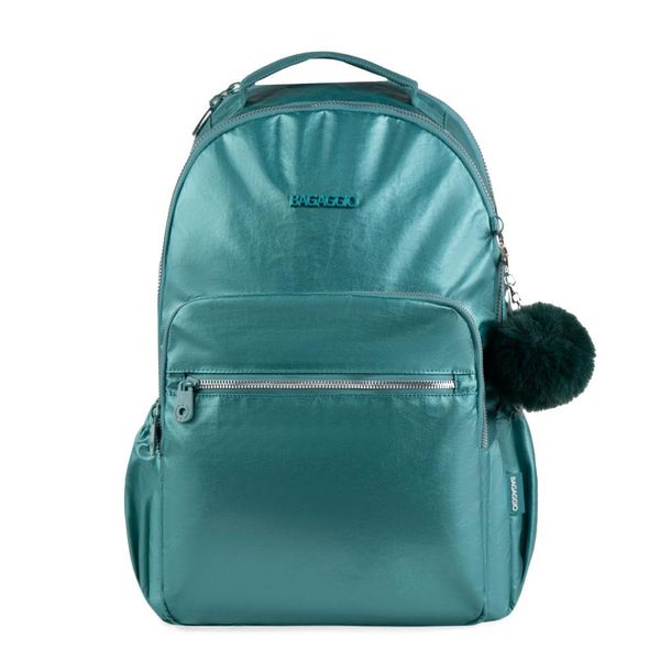 Mochila Feminina Perolada 23J Verde Escuro U / Verde