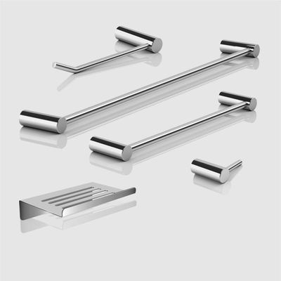 Kit Acessórios Para Banheiro Alto Brilho 5 Peças Grego Metal 2180or