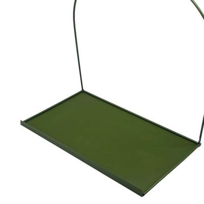 Prateleira Nicho Arco Verde Militar Metal Decorativa Retro Luxo Organizadora Moderna Livros Sala Multiuso