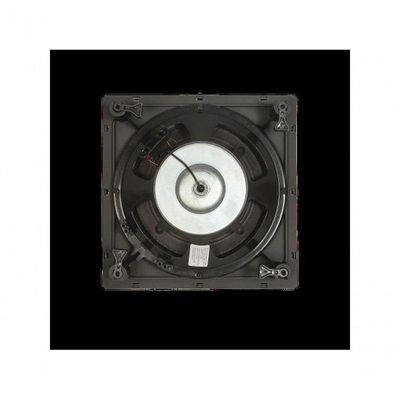 Arandela Quadrada Plastica 6polegadas Difusor 30rms 8r Preto