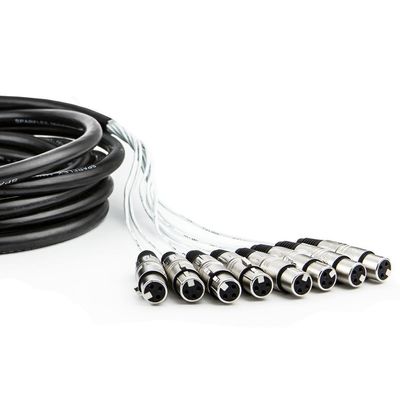 Multicabos Xlr 8 Vias Santo Angelo - 45 Mt