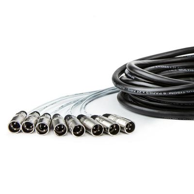 Multicabos Xlr 8 Vias Santo Angelo - 45 Mt