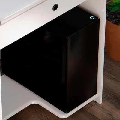 Mesa De Computador Pratica Com Gaveta Branco