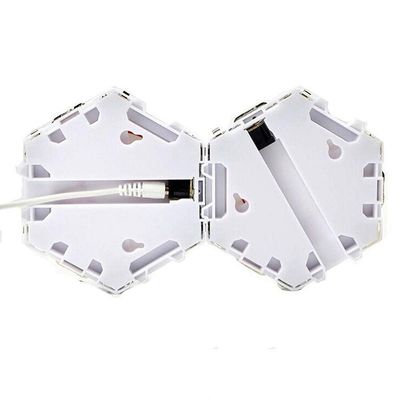 Lampada Luminaria Quantica 5 Led Hexagonal Touch Modular