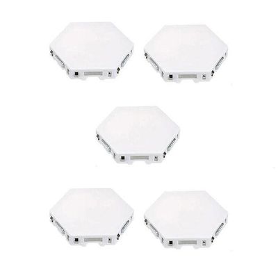 Lampada Luminaria Quantica 5 Led Hexagonal Touch Modular
