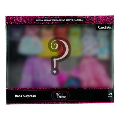 Doll Dress - Kit Com 9 Vestidos e Acessórios Sortidos