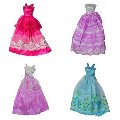 Doll Dress - Kit Com 9 Vestidos e Acessórios Sortidos