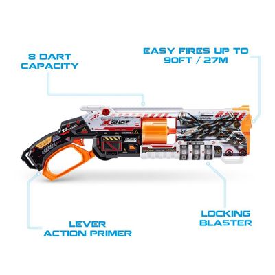 Lançador de Dardos X-Shot - Skins - Lockable Blaster