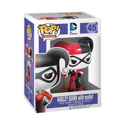 Boneco Funko POP! DC Comics - Arlequina com Martelo