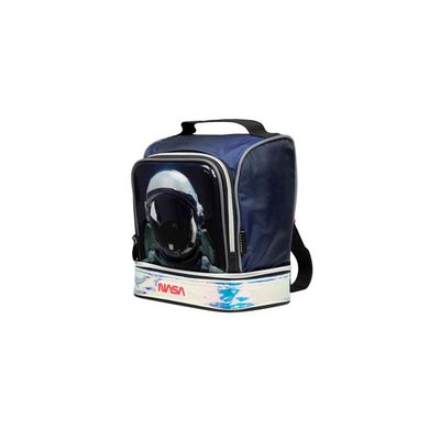 Lancheira Escolar Masculina Térmica Astronauta Nasa Azul Escuro U / Azul escuro