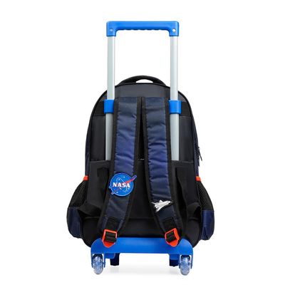 Mochila de Rodinhas Masculina Astronauta Nasa Azul Escuro U / Azul escuro