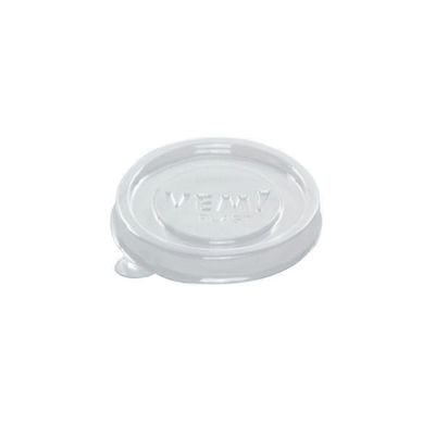Tampa Descartável Para Ramequim 90ml Natural em PVC - 6.000 Unidades