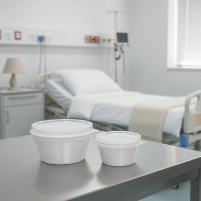 Tampa Descartável Para Ramequim 90ml Natural em PVC - 6.000 Unidades