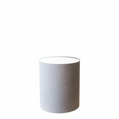Cúpula Abajur Cilíndrica Cp-7001 ø13x15cm - Rustico Cinza