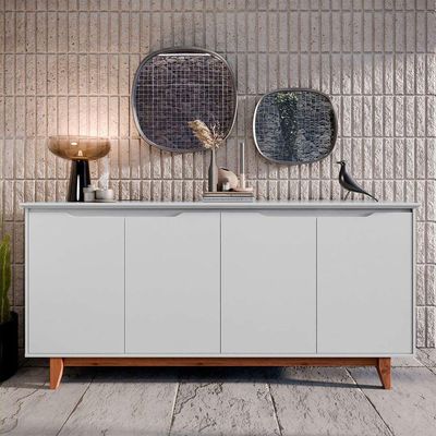 Buffet 4 Portas Flow Branco