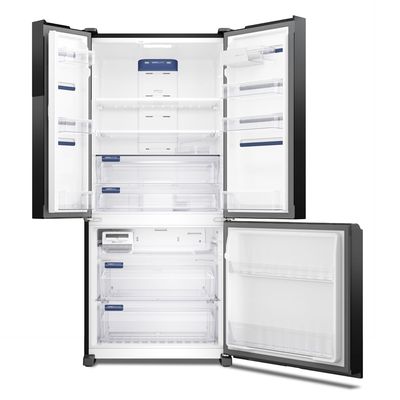 Geladeira Electrolux Frost Free Inverter 590L AutoSense 3 Portas Cor Black Inox Look (IM8B) 220V