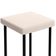 Kit 06 Banquetas Alta Bar Cozinha Sala De Jantar Preto Stella L02 Suede Bege - Lyam Decor