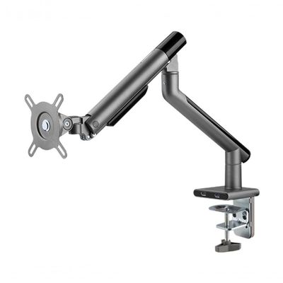Suporte Articulado Para Monitor 17´´ A 32´´ Usb 3.0 Cinza - Sm-049c