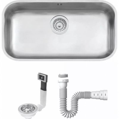 Cuba De Embutir Tramontina Lavínia 56 Bl Em Aço Inox Acetinado 56x34 Cm