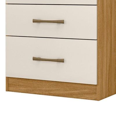 Comoda 4 Gavetas 61 Cm MS913 Moval Freijo Off White
