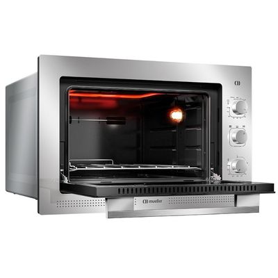 Forno Elétrico De Embutir Mueller Espelhado 50 Litros MFE50K 110V