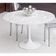 Mesa de Jantar Tulipa Saarinen Redonda 100cm Mármore Branco
