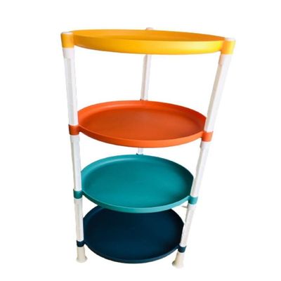 Estante Infantil Organizador Brinquedos Modular Multiuso Fruteira 4 Prateleiras Casa Sala Quarto