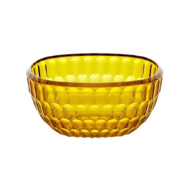 TIGELA BOWL GUZZINI EM ACRÍLICO VANITY TERRA 12CM SAFFRON YELLOW 129712TE281