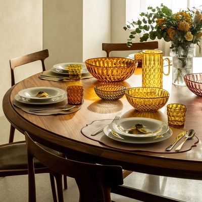 TIGELA BOWL GUZZINI EM ACRÍLICO VANITY TERRA 12CM SAFFRON YELLOW 129712TE281