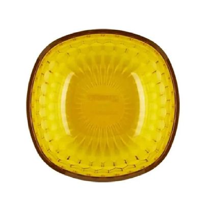TIGELA BOWL GUZZINI EM ACRÍLICO VANITY TERRA 12CM SAFFRON YELLOW 129712TE281
