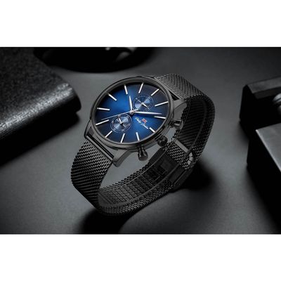 Relógio Philiph London Masculino Ref:Pl80260613m Az N Cronógrafo Black