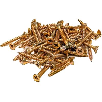 CAIXA DE PARAFUSOS ABRAPLAC CABEÇA RETA CHIPBOARD DE AÇO CARBONO 4,0X40MM 500 UNIDADES 002348