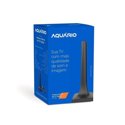 Antena Digital Hdtv 4 Em 1 Vhf-uhf-fm-hdtv Uso Interno Ou Externo Com Cabo 2,5 Metros Dtv-200