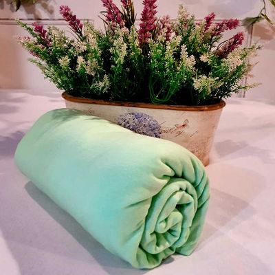 Lençol Avulso Malha 100% Algodão Casal Verde Linha Trento Camitália 1 peça Casal